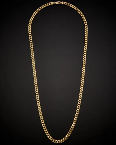 Italian Gold Miami Cuban Link Necklace