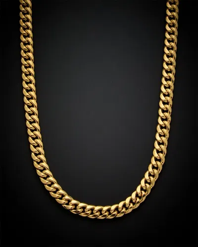 ITALIAN GOLD 14K ITALIAN GOLD MIAMI CUBAN NECKLACE
