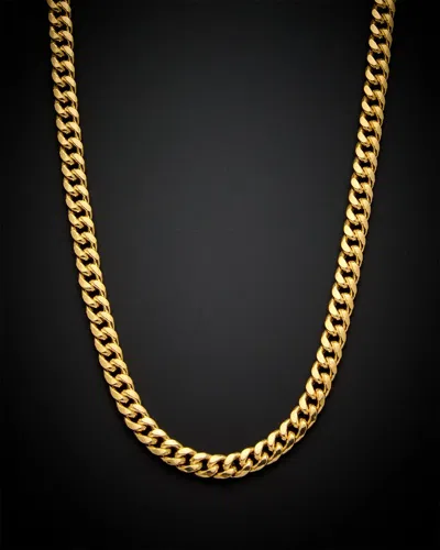 Italian Gold 14k  Miami Cuban Necklace