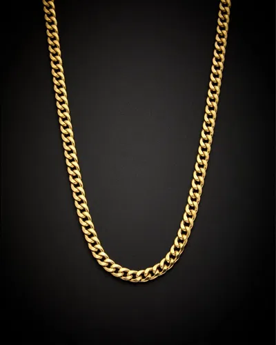 Italian Gold 14k  Miami Cuban Necklace