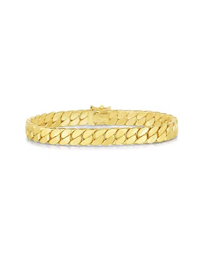 Italian Gold Modern Curb Chain Necklace