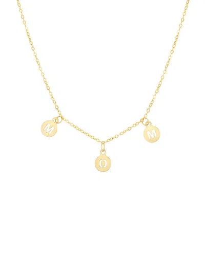 Italian Gold Mom Necklace