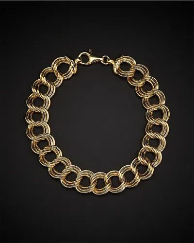 Italian Gold Multi-circle Bracelet