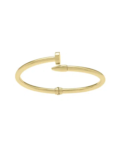 Italian Gold 14k  Nail Head Bangle Bracelet