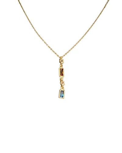Italian Gold 14k  Necklace In Multi