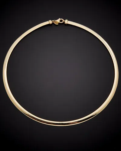 Italian Gold Omega Necklace