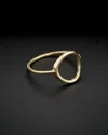 Italian Gold Open Circle Ring