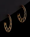 Italian Gold Open Hoops