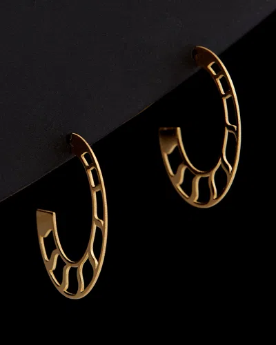 Italian Gold Open Hoops