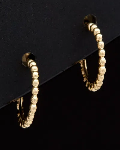 Italian Gold Open Hoops