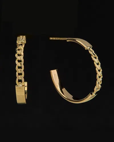 Italian Gold Open Hoops