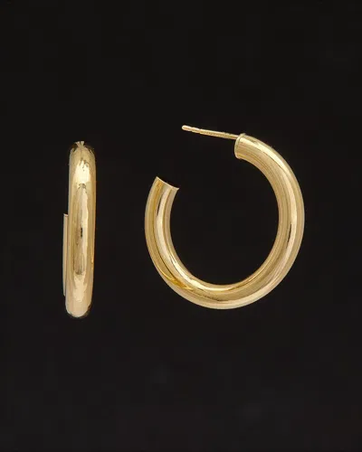 Italian Gold 14k  Open Hoops