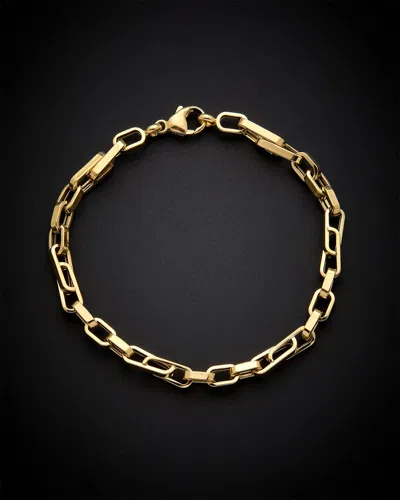 Italian Gold Oval Link Bracelet In Gold