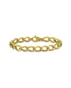 Italian Gold 14k  Oval Link Bracelet