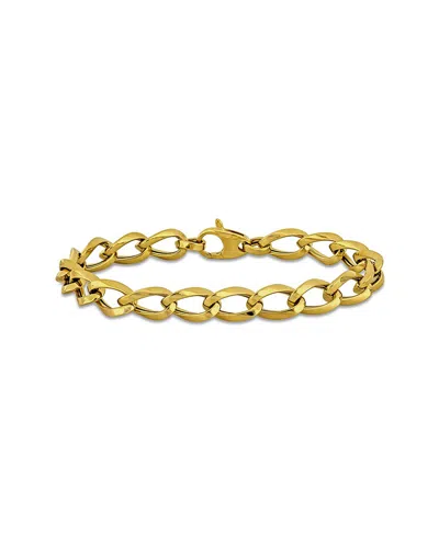 Italian Gold 14k  Oval Link Bracelet