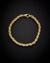 Italian Gold 14k  Oval Link Bracelet
