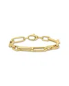 Italian Gold 14k  Oval Link Chain Bracelet