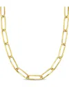 Italian Gold 14k  Oval Link Chain Necklace