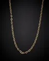 Italian Gold Oval Link Necklace