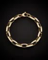 Italian Gold Oval Rolo Link Bracelet
