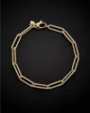 Italian Gold 14k  Paperclip Bracelet