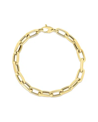 Italian Gold 14k  Paperclip Bracelet