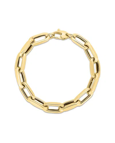 Italian Gold 14k  Paperclip Bracelet