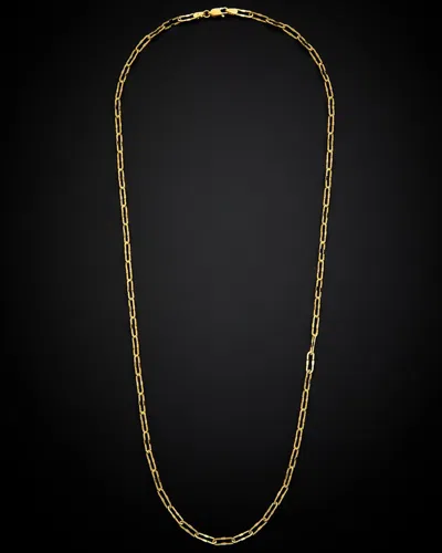 Italian Gold Paperclip Chain