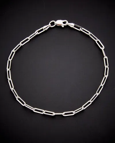 Italian Gold Paperclip Chain Bracelet