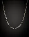 Italian Gold Paperclip Chain Necklace
