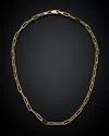 Italian Gold 14k  Paperclip Chain Necklace No Color In Gold