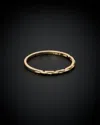 Italian Gold Paperclip Link Ring