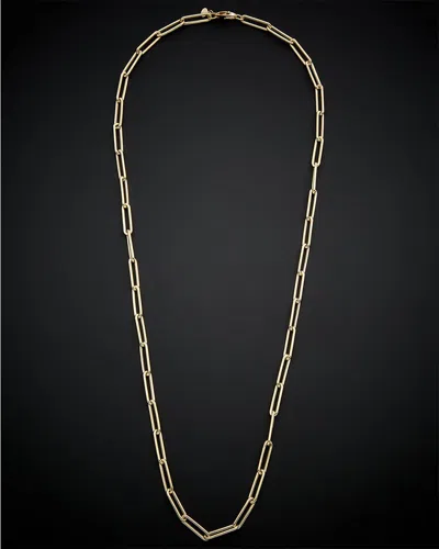 Italian Gold Paperclip Necklace