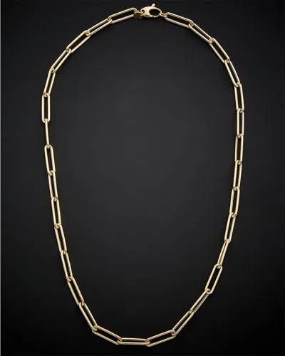 Italian Gold Paperclip Necklace