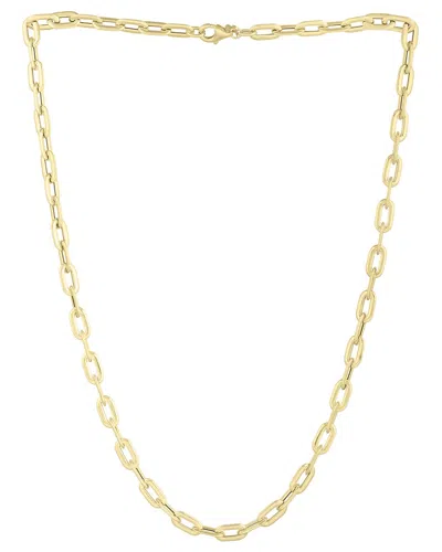 Italian Gold 14k  Paperclip Necklace