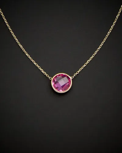 Italian Gold Pendant Necklace