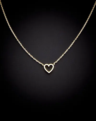 Italian Gold Petite Heart Necklace