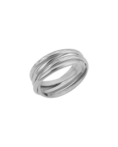 Italian Gold 14k  Polished & Diamond Cut Coil Ring