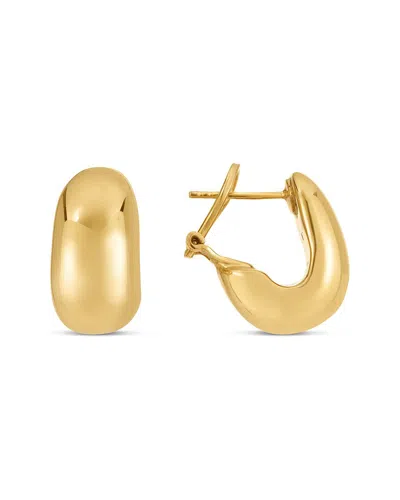 Italian Gold Polished Earrings