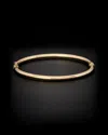 Italian Gold 14k  Polished Hinge Bangle