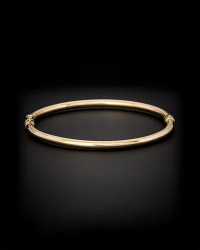 Italian Gold 14k  Polished Hinge Bangle