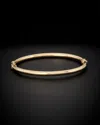 Italian Gold Polished Hinge Bangle