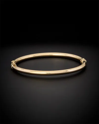 ITALIAN GOLD 14K ITALIAN GOLD POLISHED HINGE BANGLE
