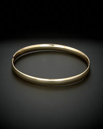 Italian Gold Polished Hinged Bangle