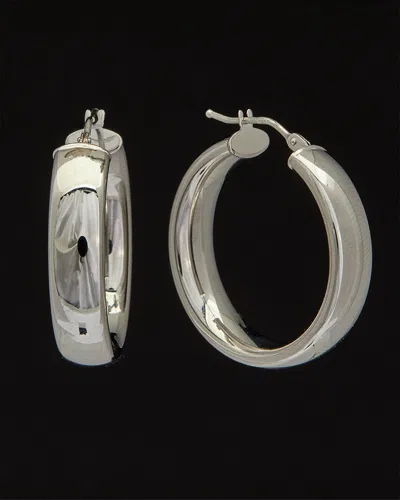Italian Gold 14k  Polished Hoops
