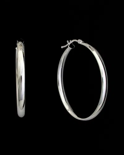 Italian Gold 14k  Polished Hoops