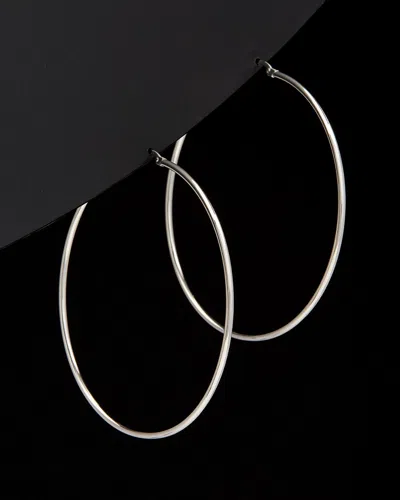 Italian Gold Polished Hoops