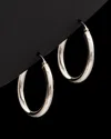 Italian Gold Polished Hoops