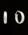 Italian Gold Polished Hoops