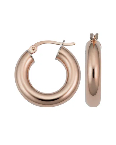 Italian Gold 14k  Polished Hoops
